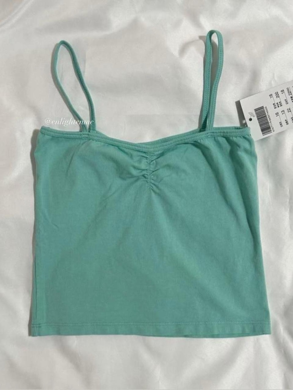 Brandy Melville seafoam teal Faye tank top